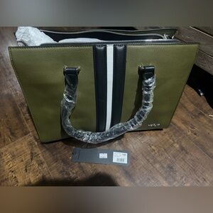 Replay Olive and Black Women's Briefcase